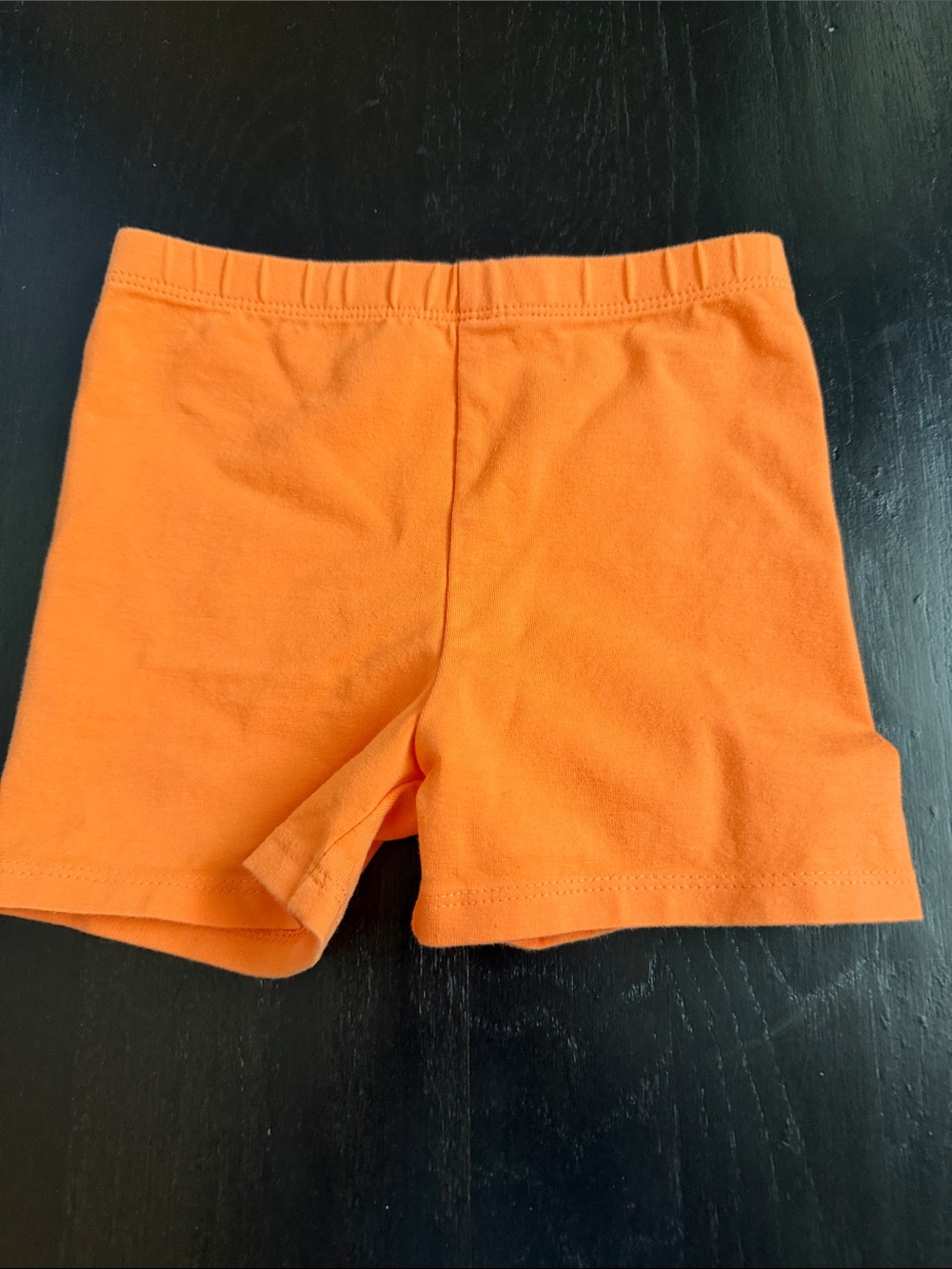 Primary Orange Girls' Cotton Stretch Shorts